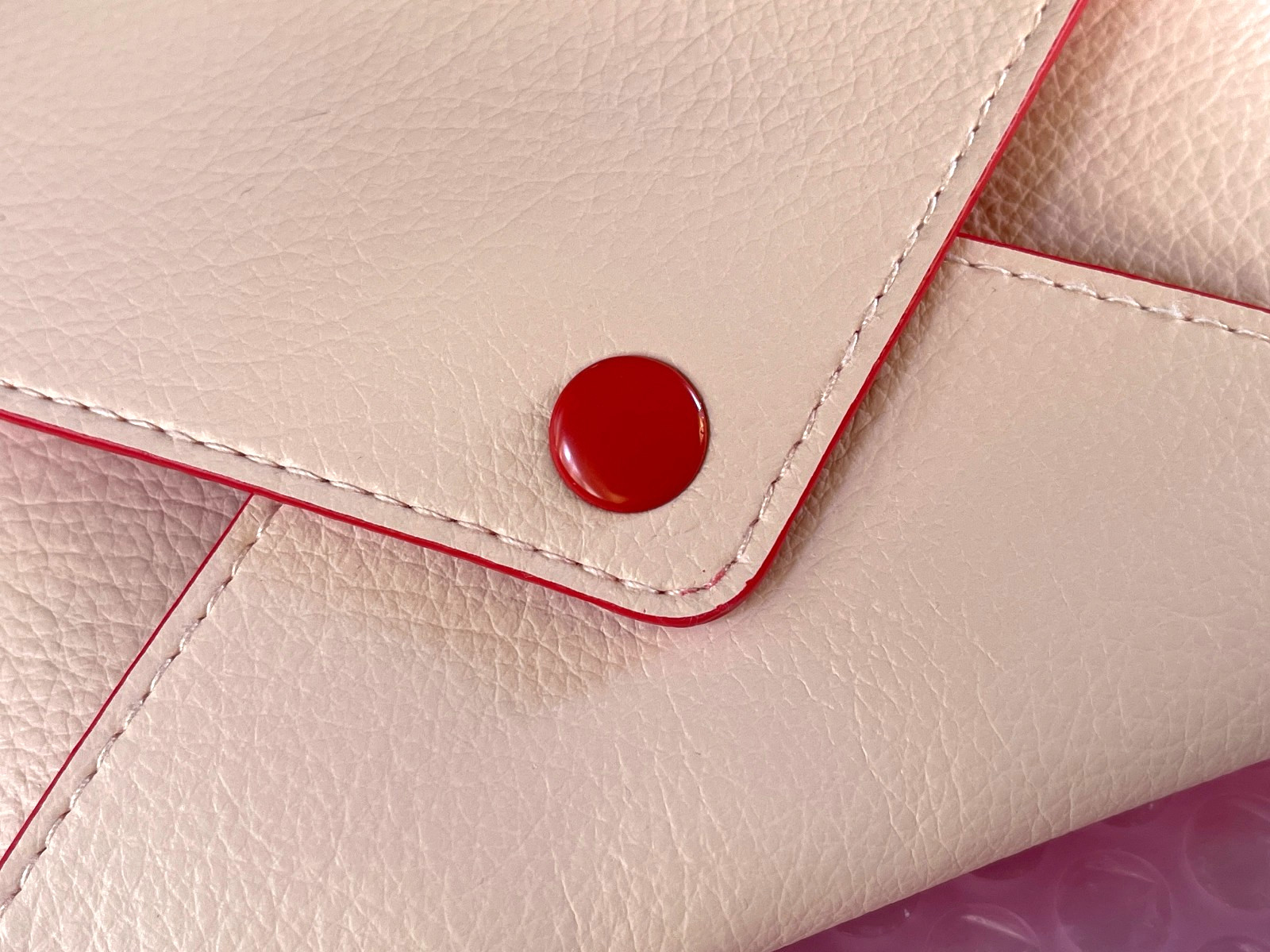 💌 Glossier Pink ENVELOPE Pouch BRAND NEW + Drawstring Bag + Box LIMITED EDITION