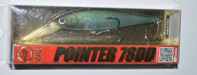lucky craft pointer 78dd sp 3 1/8'' suspending jerkbait nc clear lake hitch