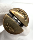 Kershaw Japan Brass and Rosewood 12 Ga Shotgun Shell Knife w/ Gut Hook Japan — photo 5