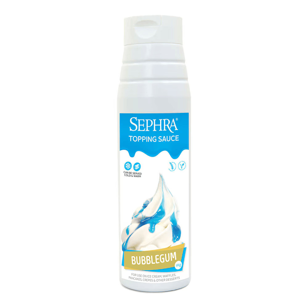 Sephra Bubblegum Topping Sauce 1kg Smooth Dessert Drinks Café Catering Sweet