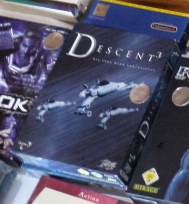 PC CD DVD Spiel Descent 3 in Big Box Gut