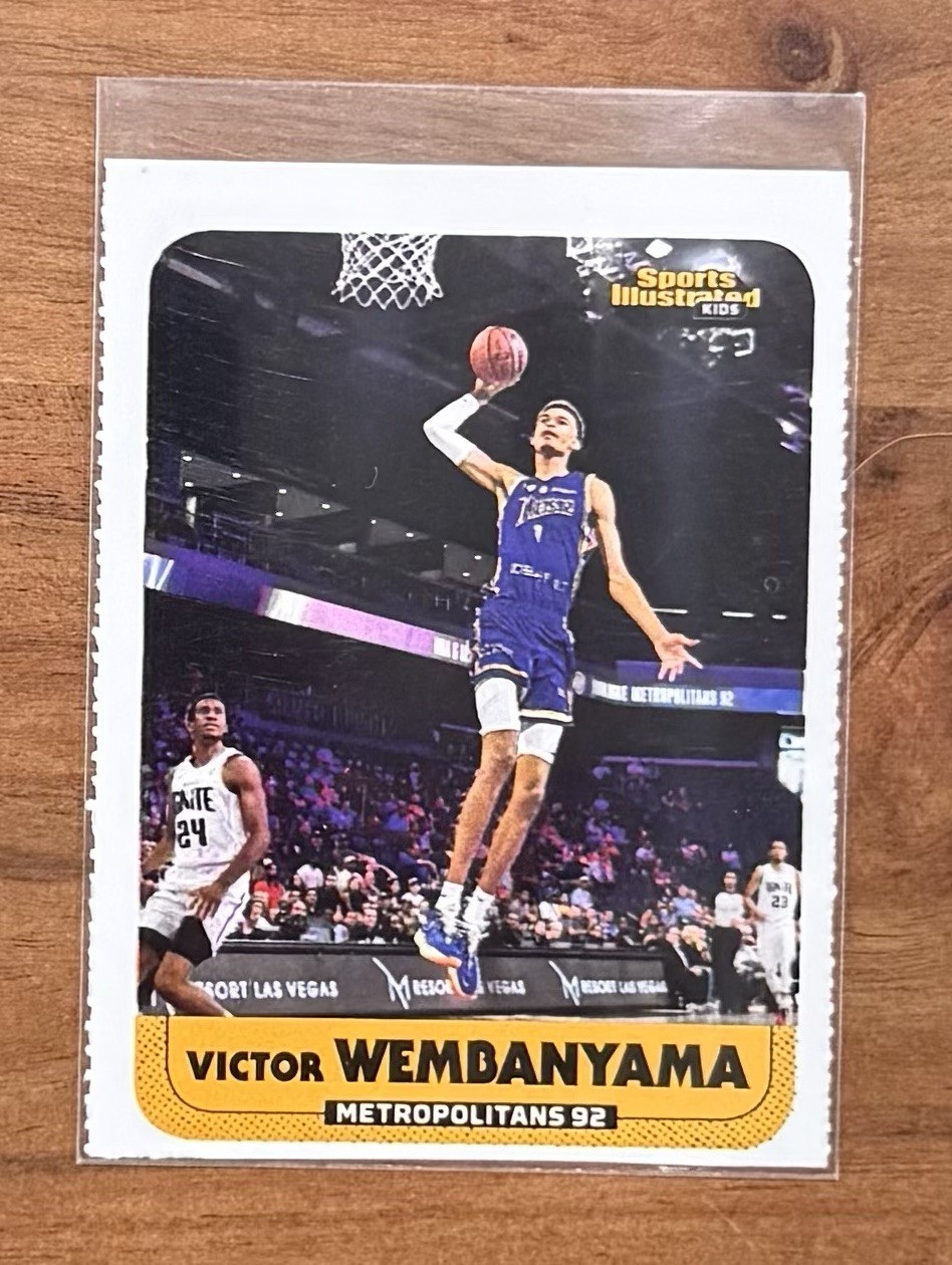 Victor Wembanyama 2023 Sports Illustrated for Kids Rookie