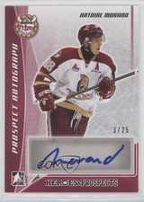 2016-17 Leaf ITG Heroes & Prospects Prospect Red 3/25 Antoine Morand Auto 1pc9