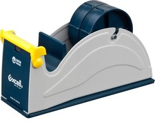Blue Grey Premium Steel Desk Top Dispenser 2 in Wide Steel Office Premium