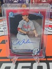 2025 Bowman Draft Cade Obermueller Chrome Auto Red Xfractor 1st #/5 Phillies