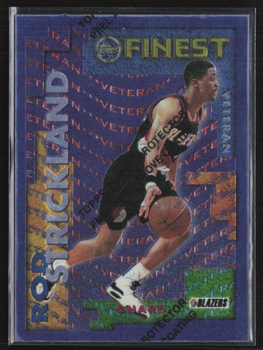 Rod Strickland Randolph Childress 1995-96 Topps Finest Rookie Veteran #RV-19