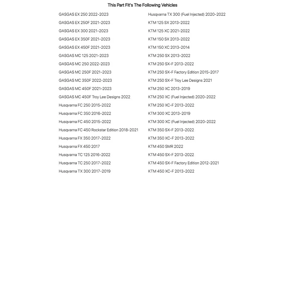 Kit espaciadores de rueda trasera de aluminio Tusk para Husqvarna TC 125 2016-2022 Foto 3 de 4