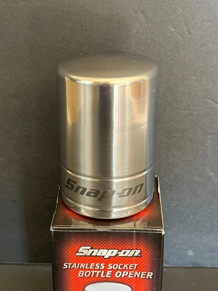 NEW IN BOX! SNAP-ON TOOLS 2014 PROMOTION STAINLESS STEEL SOCKET BOTTLE OPENER!  - Image 4 of 4