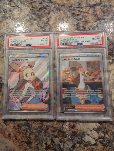 PSA 10 sequential Surging Sparks - Jasmine's Gaze - 245/191 and 233/191