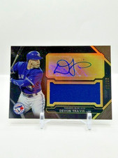 2016 Topps Triple Threads Jumbo Unity Relic DEVON TRAVIS AUTO /99 Toronto BJ's