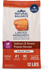 Limited Ingredient Grain Free Salmon  Sweet Potato Dry Dog Food for Small Breed