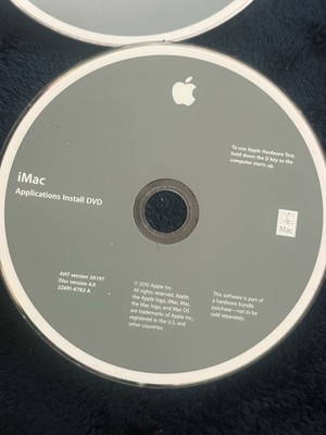 IMac Application Install DVD  & Mac OS  X Install DVD