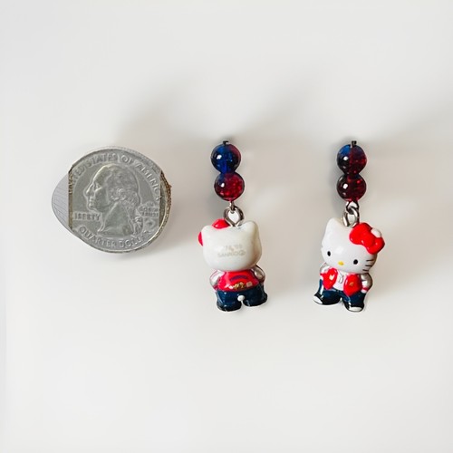 Hello Kitty charm Strap Earrings Jewelry Street Smart Sanrio.