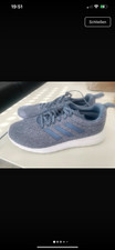 adidas Cloudfoam Herren Sneaker EU 41 Blau/Weiß Mesh Low Top Schnürung
