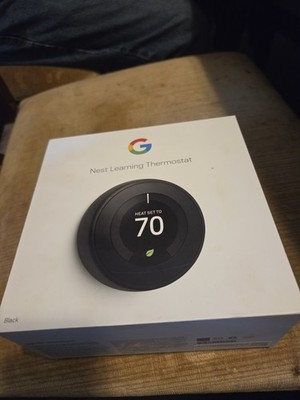 Google Nest Smart Learning Thermostat 3rd Generation WiFi Model A0013 - Untested