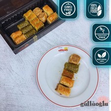 Assorted Turkish Baklava, 18 pieces 1.32lb - 600gr , 5 Assortments, Daily Fresh