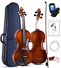 Aileen 4/4 Violin Set for Beginners, Full Size Fiddle Kit for Adults Starters...