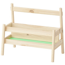 NEW IKEA FLISAT Book Display Solid Pine Children Kids Book Shelf