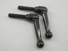  Lot of 2 Adjustable Knob Threaded Handle 3/8-16 Thread 1-9/16" Stud Length ...
