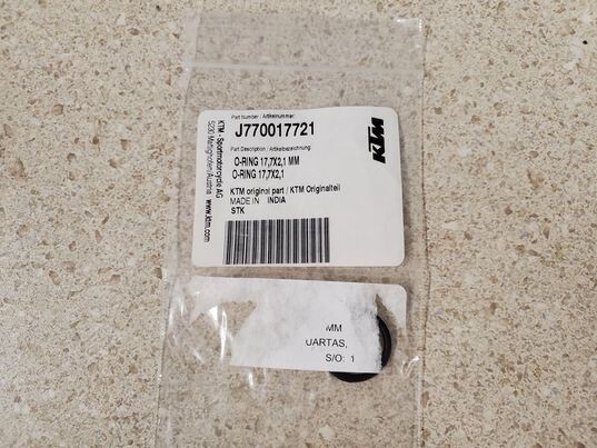 NEW GENUINE OEM KTM O-RING NOS PN# J770017721 | eBay