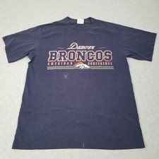 VINTAGE Denver Broncos Shirt Men's Large Made In USA 1997 Single Stitch Sof Tee