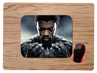 BLACK PANTHER T'CHALLA MOUSEPAD MOUSE PAD HOME OFFICE GIFT CHADWICK BOSEMAN