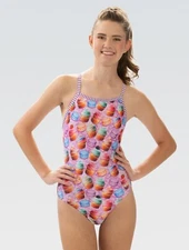 Uglies Women's SMALL (SIZE 30) Bon Appetit V-Back One Piece Swimsuit