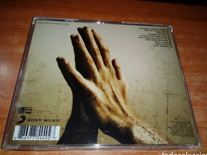 THE SCRIPT Science & faith CD ALBUM AÑO 2010 CONTIENE 10 TEMAS ROCK ALTERNATIVO - Imagen 2 de 2