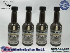 Mercury OEM Quickleen Engine Fuel System Cleaner 12 oz. 92-8M0047921 4 Pack