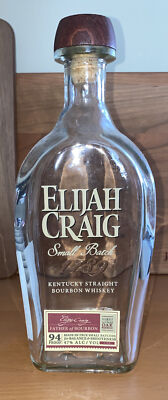 Elijah Craig Small Batch Kentucky Straight Bourbon Whiskey Empty Bottle