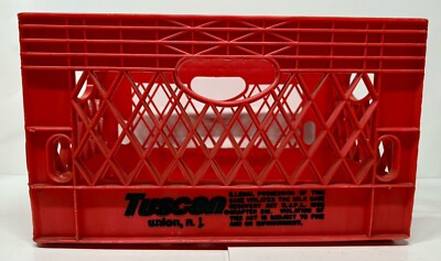 Vintage Tuscan Dairy Farms, Union, New Jersey ~ Red Hard Plastic