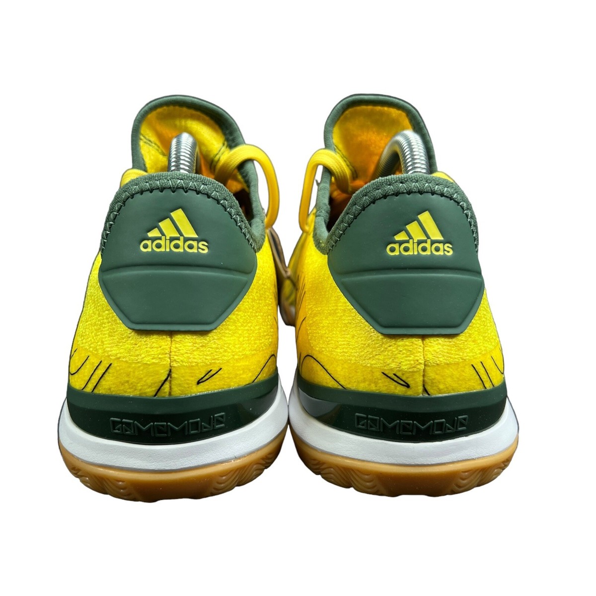 Adidas Gamemode Knit PB Yellow Green Gum Indoor Soccer Shoes  display picture 2
