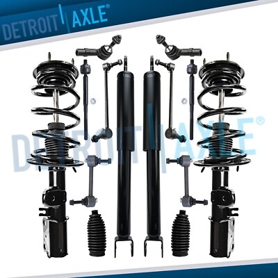 #ad #ad Front Struts Rear Shocks Sway Bars Tie Rods Boots Kit for 2013 2016 Flex MKT $272.68