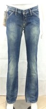 JEANS PANTALONI NEW BODY 5T BRILLANTINI DONNA ADERENTI VITA BASSA ZAMPA DENIM 