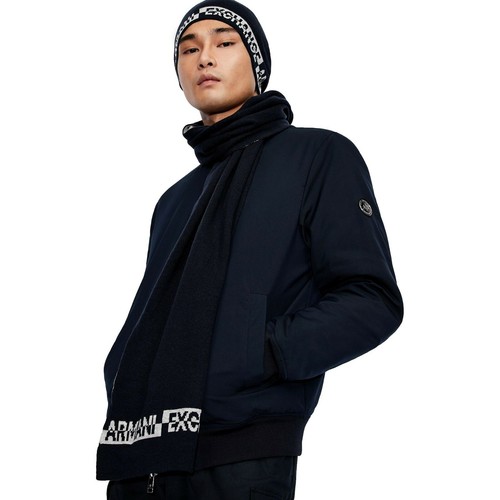 NUEVO CON ETIQUETAS JUEGO DE BUFANDAS Y SOMBREROS INTERCAMBIO ARMANI NEGRO 954651 | eBay