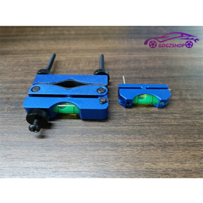 Blue Universal Scope Leveling Tool Kit Scope Mounting Level Bubble Clip