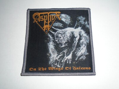 ASPHYX ON THE WINGS OF INFERNO WOVEN PATCH