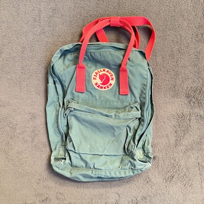 Fjallraven Kanken Classic Frost Green Outdoor School Backpack 