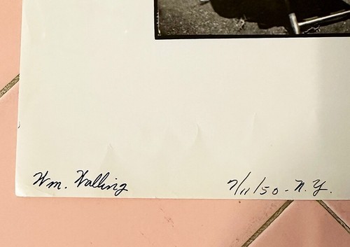 1950 Photo Actor Scott Brady 1924-1985 by Photographer William Walling Signed - Picture 3 of 7