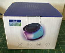BRAND NEW A64 wireless speaker colorful changing lights portable hands free gift