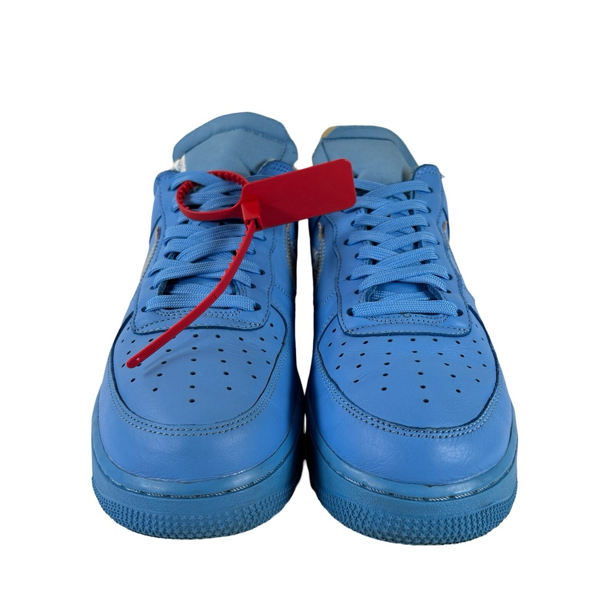 Off White x Nike Air Force Low '07 MCA University Blue Size