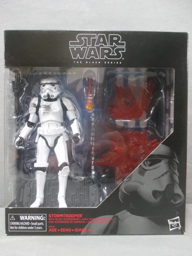 Star Wars Black Series STORMTROOPER w/ Blast Accessories Complete + Box 2018