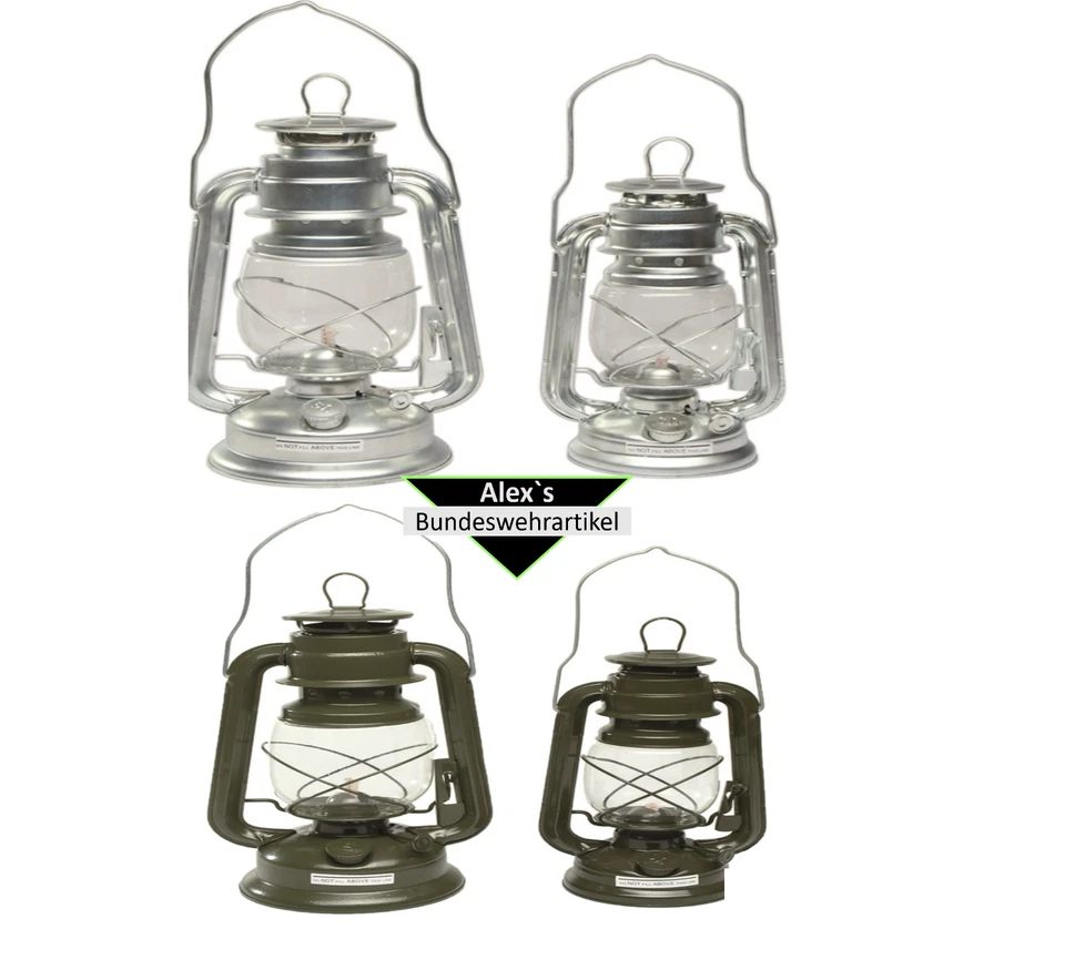 MILTEC Militär Sturmlaterne Petroleumlampe Laterne Lampe Öllampe Outdoor Notvorsorge