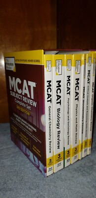 THE PRINCETON REVIEW: MCAT SUBJECT REVIEW COMPLETE 7 BOOK SET /3RD EDITION