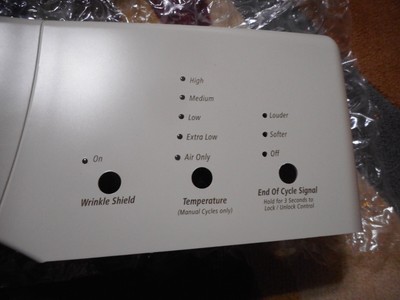 Whirlpool Duet Dryer Control Panel 8558750 Bisque and Board 
