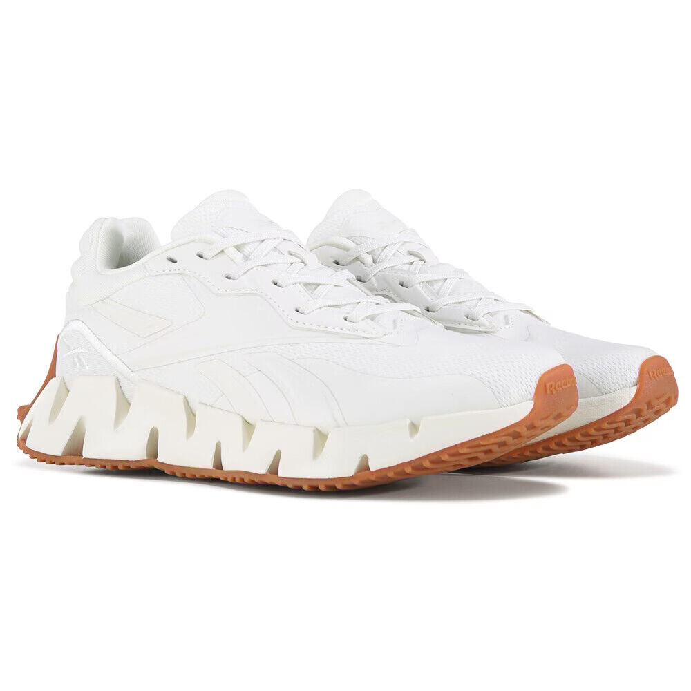 Womens Reebok Zig Dynamica 4 Running Shoes Sneakers Chalk White Gum IG0551