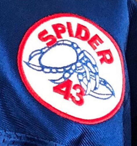 1986 SUPER BOWL XXI CHAMPION NY GIANT Carl 'Spider 43' Lockhart PATCH à repasser - Photo 1 sur 4