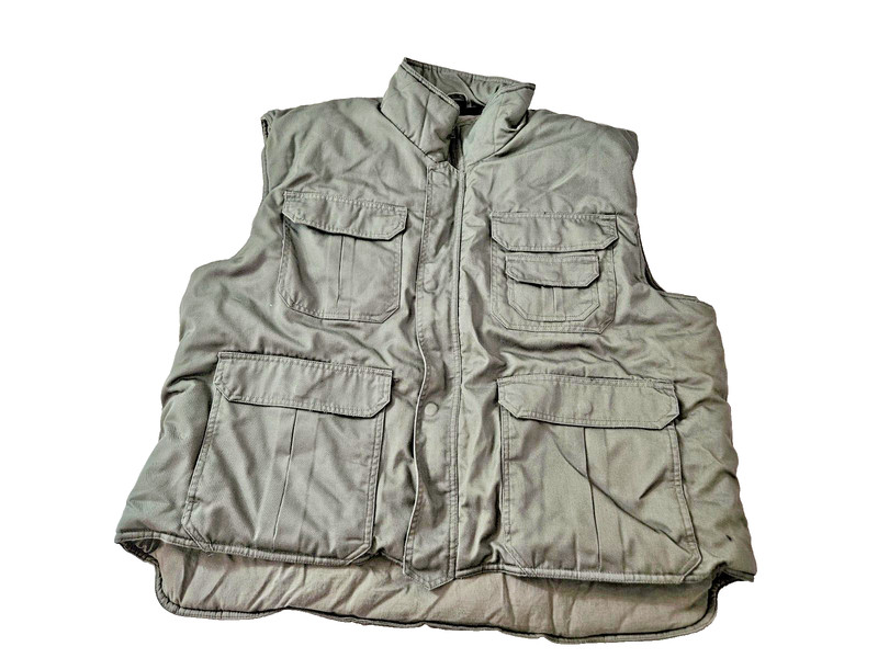 MIL-TEC Women's Fishing Hunting Vest Waistcoat Sleeveless Basic Jacket Size 3XL