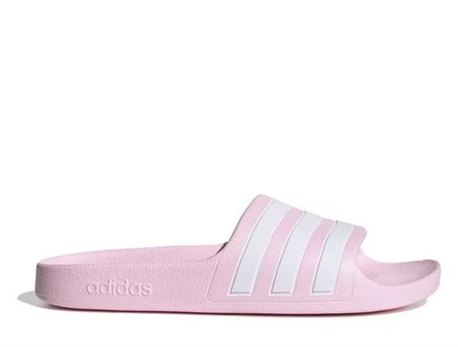 Adidas Adilette Aqua Sliders ragazze più grandi rosa taglia UK 4 5 #REF231