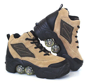 Quad KICK ROLLER Skates Shoes 